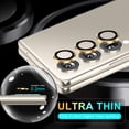 thumbnail image 5 of Dteck for Samsung Galaxy Z Fold4 5G Camera Lens Protector, 9H Tempered Glass Camera Cover Screen Protector Metal Individual Ring for Samsung Fold4 5G 2022 Release, Gold, 5 of 6