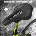 thumbnail image 3 of Cojín para Asiento de Bicicleta JShteea Funda para Sillín Cómoda Transpirable El Nuevo, 3 of 8