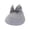 Gray, variant on Sun Visor Hat – Wide Brim Soft Brim for Solar Protection – Lightweight Packable Ponytail Hat for Women Casual Outdoor Activities (Black)