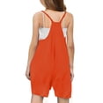 thumbnail image 5 of Girls Loose Overalls V Neck Sleeveless Romper Spaghetti Strap Harem Short Pants Jumpsuits 50% Summer Saving, 5 of 7