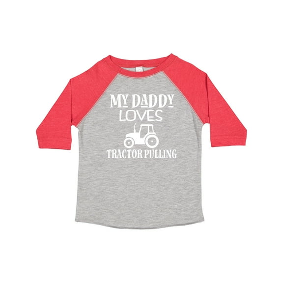 Inktastic Tractor Pulling Dad Boys or Girls Toddler T-Shirt