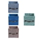 thumbnail image 4 of EeaseMX 4 macetas de madera para flores secas, diseño de flores artificiales, 4 of 7