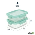 thumbnail image 6 of Ello Color Lock 3.4 Cup 2 Pack Glass Meal Prep Containers with Locking Lids, 6 of 11