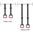 thumbnail image 4 of Gymnastic Rings Exercise Strength Training Equipment Pull Up Fitness Ring with Strap Safe Load Bearing 200KG, 4 of 8