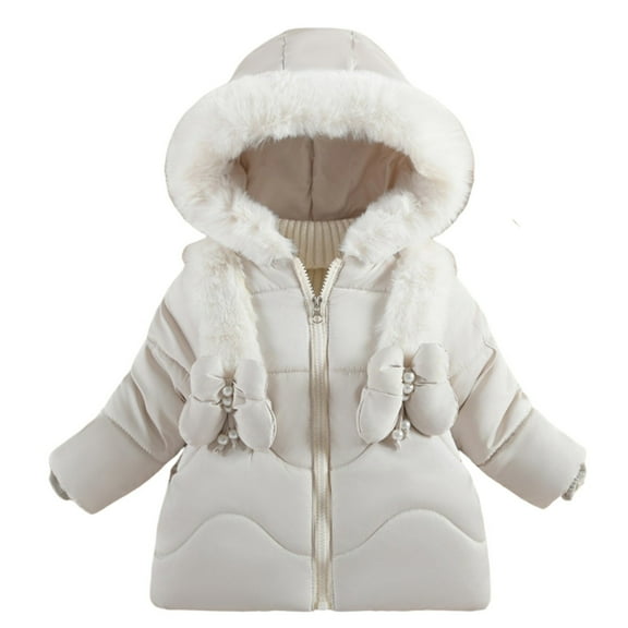 Huowey Girls Winter Coat Hooded Warm Down Jacket Stylish Winter Coat for Girls