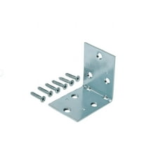 2PK Everbillt 2-1/2 in Zinc-Plated Steel Double-Wide Corner Brace 20744