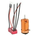 thumbnail image 3 of Brushless Motor ESC Motor ESC Set Controller  For 1/32 Rc Car 1/28 Rc Car Orange 9500KV, 3 of 8