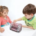 thumbnail image 5 of Cama de princesa de doble capa, casa de juegos, juguetes, litera de estilo europeo, camas de muñecas de juguete desmontadas, regalos navideños para familiares y niños., 5 of 5