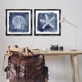 thumbnail image 3 of Stupell Industries Shell & Starfish Impressions Nautical & Beach Painting Black Floater Framed Canvas Art Print Wall Art, 25 x 25, Set of 2, 3 of 10