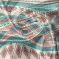 thumbnail image 5 of Ambesonne Tribal Valance Pack of 2, Aztec Art Style, 42"X18", Cream Aqua and Peach, 5 of 5