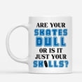 thumbnail image 2 of Custom Mugs Are Your Skates Dull Funny Hockey Skaters Dads Ice-hockey Player Mens Gifts Santa Christmas Presents Father's Day Ceramic Coffee 11oz 15oz Mug, 2 of 7