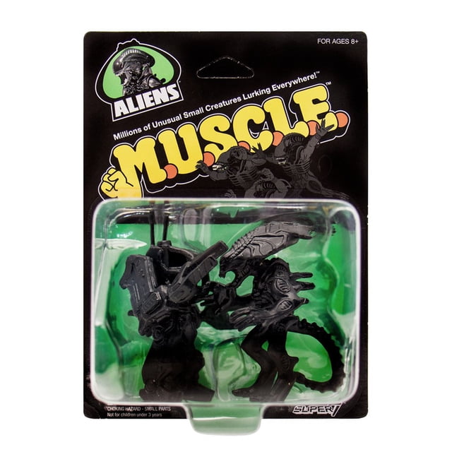 Super7 Aliens MUSCLE Sets Edición limitada Juguetes coleccionables clásicos Personaje alienígena de ciencia ficción Modelo de combate Figuras periféricas de película