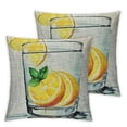 thumbnail image 2 of ARISTURING  Summer Pillow Covers Set of 2 Lemon Decorative Outdoor Throw Pillow Cases Yellow and White Buffalo Plaid Spring Farmhouse Cushion Cover for Couch, Sofa and Bed, 2 of 6