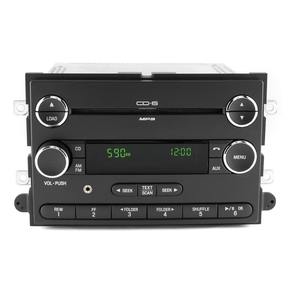 Restored 2008 Ford Mercury OEM AM FM Radio 6 CD Player Auxiliary Upgrade 8E5T-18C815-BG (Refurbished)