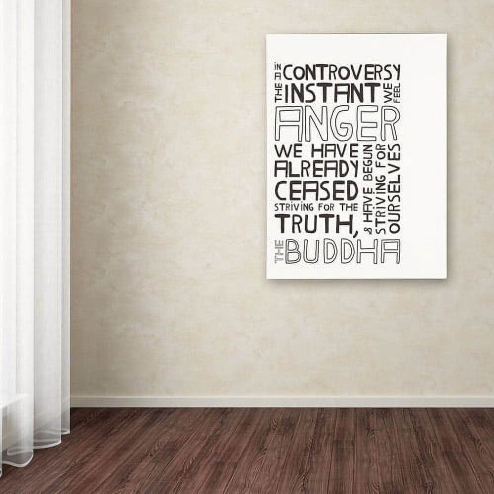 Trademark Fine Art "Anger in Controversy II" Canvas Art by Megan Romo