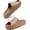 Brown, variant on Cloud Slides for Women Men, Unisex Recovery House Slides Indoor Outdoor, Waterproof Shower Shoes for Bathroom, Womens Mens Walking Sandals Comfortable