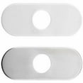 thumbnail image 3 of Novatto 6-inch Bathroom Faucet Deck Plate, Brushed Nickel, 3 of 3