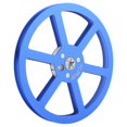 thumbnail image 1 of For Pioneer PR-85 7 inch Light Metal Aluminum Take Up Reels(D), 1 of 5
