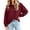 EO44_Wine, variant on Lumtrix Sweatshirt For Women Crewneck Long Sleeve Loose Fit Pullover Fall Fashion Soild Color Tops 2026 Brown S