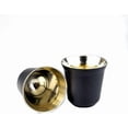 thumbnail image 1 of 80ml anti-scalding non-slip thickened double-layer stainless steel coffee mug, 1 of 4