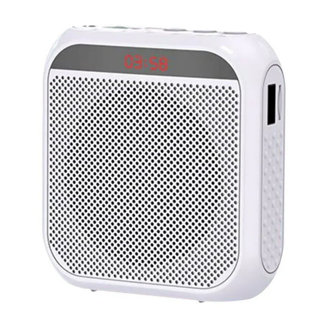 Portable Microphone Loudspeaker Voice Amplifier Recorder Mic Speaker Audio Mini Wired Surround Sound Player For Teacher ,Clear and Reliable