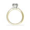 thumbnail image 2 of 1.00 Carat Brilliant Radiant Cut Natural Diamond Elegant Solitaire Ring for her Solid 18K Yellow Gold Size 9.5, 2 of 6