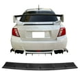 thumbnail image 2 of Ikon Motorsports Trunk Spoiler Compatible With 2008-2014 Subaru Impreza WRX STI 4-Door Sedan, STI Style Rear Deck Lid Real Carbon Fiber Tail Boot Cover Trim, 2 of 8