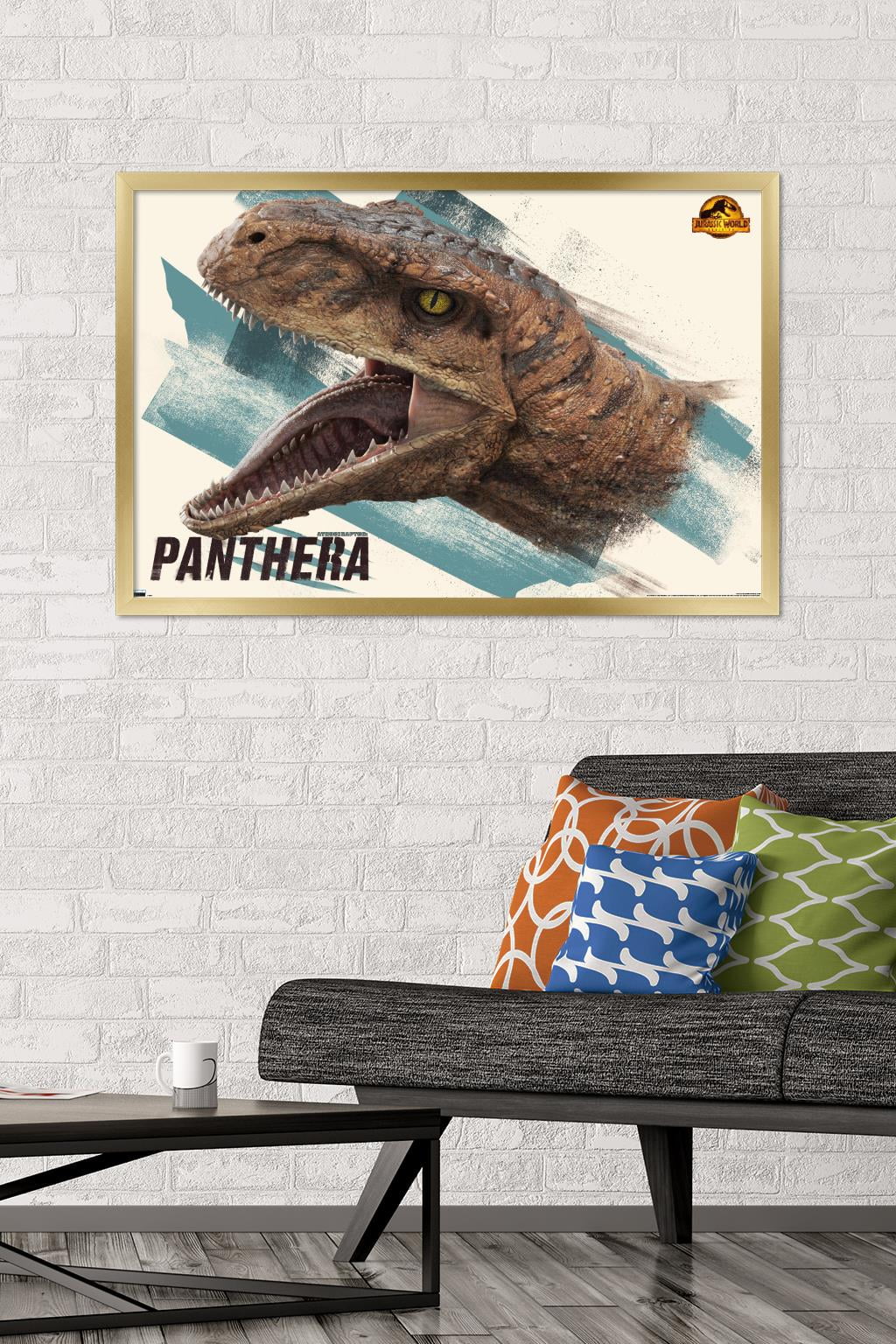 Jurassic World: Dominion - Panthera Wall Poster, 22.375" x 34" Framed