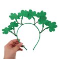 thumbnail image 2 of KAKOWELY Diadema de trébol para el Día de San Patricio, diadema con sombrero de duende, accesorios de disfraz para el Día de San Patricio para celebraciones festivas irlandesas., 2 of 4