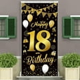 thumbnail image 4 of Black and Gold Birthday Decorations Black and Gold Glitter, Birthday Banner for Birthday Party Decoration Black and Gold Party Decorations Gold and Black Party Decorations, 4 of 9