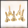 thumbnail image 1 of Sonajeros de mano con mango de madera Sonajeros de mano con boca de campana de mango de madera Estilo retro Campana de clase Super Ring Instrumentos musicales Sonajeros de mano de metal, 1 of 5