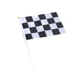 thumbnail image 4 of MasteelfCA 30 Pcs Bannières de Course à Carreaux Formule 1 F1 Drapeaux à Agiter à la Main (Noir + Blanc), 4 of 7