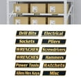 thumbnail image 2 of 12 Pack of Magnetic Toolbox Labels, 3D-Printed Tool Box Labels, General Tool Box Organize Accessories, Easy to Read Printing, Quick Identifying Tool Box Drawers (Yellow), 2 of 5