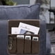 thumbnail image 2 of Organizador de reposabrazos para Sillón JAMW funda protectora con 5 bolsillos antideslizante gris, 2 of 5