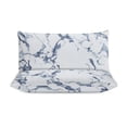 thumbnail image 3 of 3 Pcs Soft Bedding Set, Includes 1 Duvet Cover with Zipper And 2 Pillow,Shams Marble Texture Queen(90"×90"), 3 of 8
