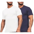 thumbnail image 1 of Paquete de 2 Playeras para Hombre Shendy Vendy Manga Corta Algodon de Cuello Redondo Ajuste Regular Fit, 1 of 5