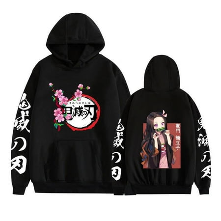 THNCLZX Unisex Anime Cosplay RengokuTanjiro Hoodie Nezuko 3D PrintedCasual Fashion Hooded SweatshirtPullover