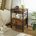 thumbnail image 4 of HOOBRO Nightstand End Table with Drawer USB Ports and Power Outlets Bedside Table  Bedroom BF128UBZ01G1, 4 of 8