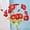 Red, variant on Zukuco 2PCS Artificial Poppy Silk Flowers with Stems Faux Poppy Flowers Bulk Fake Flowers for Wedding, Home, Party, Table Outdoor Indoor Decor