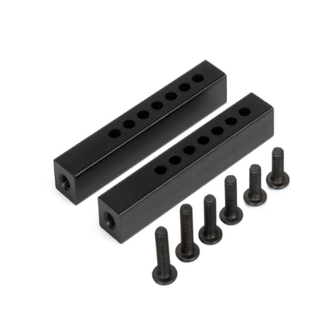 Soporte de parachoques Vogacara de aleación de aluminio para 1/10 Axial SCX10 D90 TRX4 TF2 CC01 Capra RC