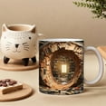 thumbnail image 2 of 3 D Mugs For Book Lovers 3 D Coffee Mugs Book Mug Book Lovers Gifts Gifts For Book Lovers Novelty Gifts For Christmas Birthday Men Women Friend, 2 of 6