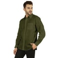 thumbnail image 4 of Bestman Solid Shirt For Mens Long Sleeves With Cuff Patch Pocket Shirt Cotton Office Wear, 4 of 7