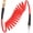 10FT, variant on Hromee 1/4 in x 25 ft Polyurethane Recoil Air Hose with Bend Restrictors Compressor Hose with 1/4" Industrial Universal Quick Coupler and I/M Plug Kit, Red