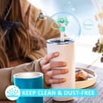 thumbnail image 3 of Opvise Silicone Bow-Tie Straw Cap for Stanley Tumblers Reusable Straw Tips Lid Protectors Dust-Free Cup Accessories for 10mm Diameter Straws, 3 of 8