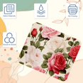 thumbnail image 3 of Rose Mousepad 8.3x9.8 Inch Square Non-Slip Rubber Bottom Printed Desk Mat - Suitable for Office and Gaming, 3 of 6