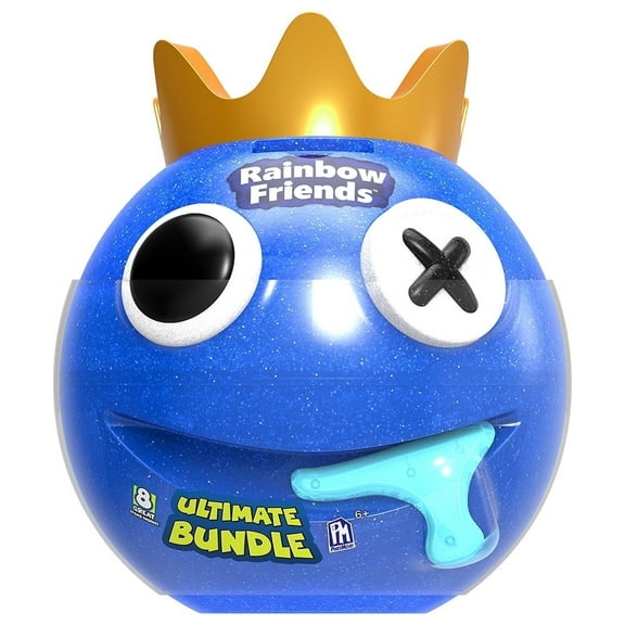 RAINBOW FRIENDS - Blue Ultimate Head Bundle (Piggy Bank Case w/ 8 Items, Series 1) [Online Exclusive]