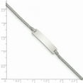 thumbnail image 2 of 925 Sterling Silver Baby Id Bracelet 5.5 Inch Fine Jewelry For Women Gifts For Her, 2 of 6