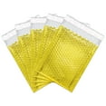 thumbnail image 1 of Beauticom 6" x 9" #0 Lightweight Self-Sealing Padded Bubble Mailer Envelopes for Mailing and Shipping (Metallic Gold, 250pcs), 1 of 1