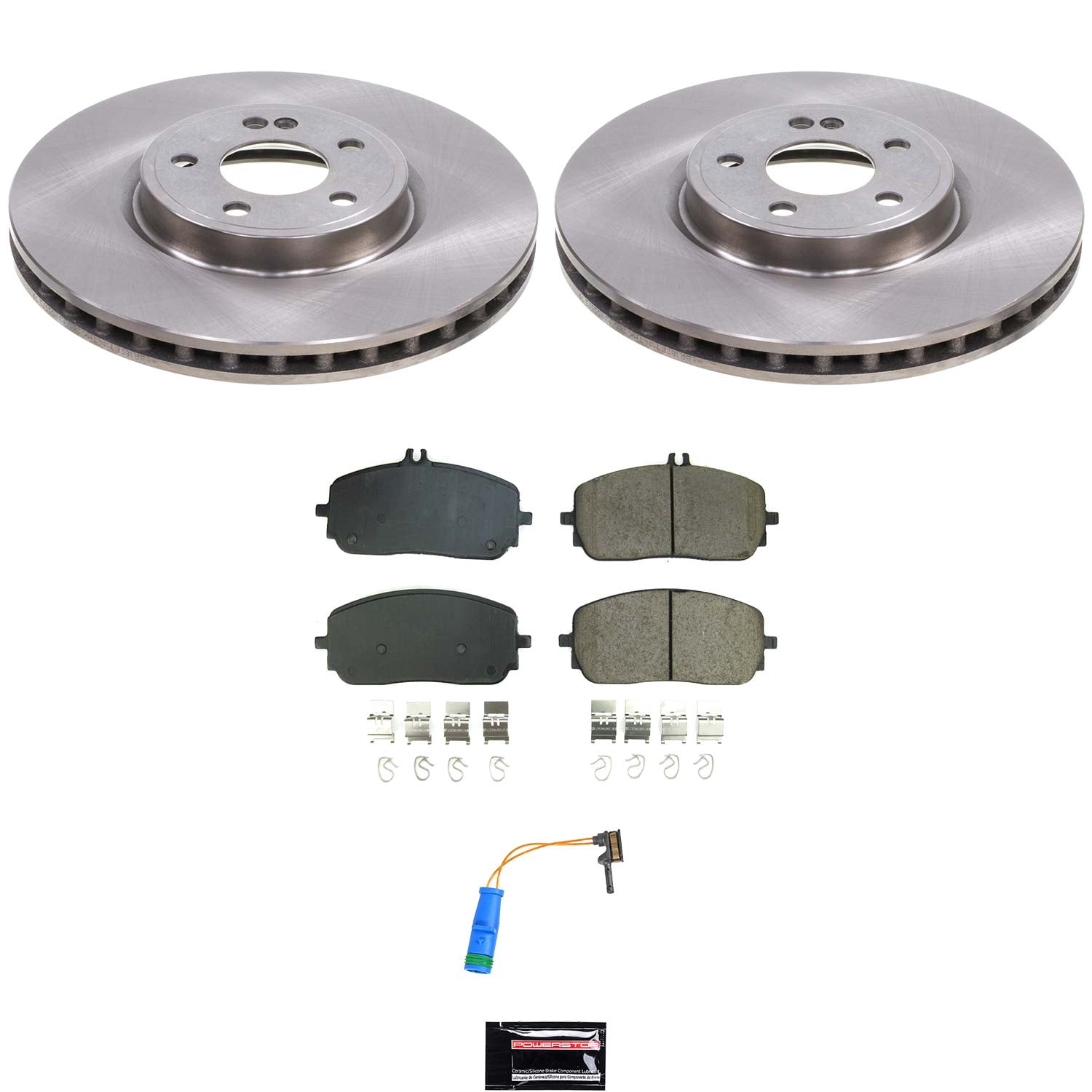 PowerStop Front Autospecialty Brake Pad and Rotor Kit for Mercedes-Benz EQB 250+ 2023-24, Mercedes-Benz EQB 300 2022-24, KOE9295
