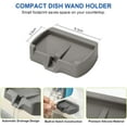 thumbnail image 3 of Dish Wand Holder Compatible with Scotch-Brite Non-Scratch Dishwand Only, Compact Dish Sponge Wand Caddy with Drain Hole for Kitchen Sink Counter – Not for Sinks with Depth Less Than 7 Inches, 3 of 7
